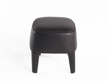 MINI - Square leather pouf by Gianfranco Ferré Home - view 2